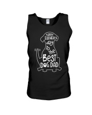 Happy Father Day Best Dog Dad Unisex Tank tile