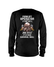 Forklift Operator It's 2020 Survival Skill Long Sleeve Tee tile