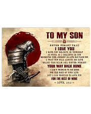 Dad To My Son 24x16 Poster front