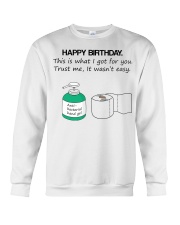 Funny Quarantine Birthday Crewneck Sweatshirt tile