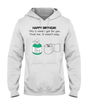 Funny Quarantine Birthday Hooded Sweatshirt tile