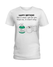Funny Quarantine Birthday Ladies T-Shirt tile