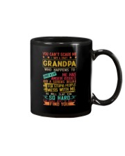 You Can't Scare Me I Have A Crazy Grandpa Mug tile