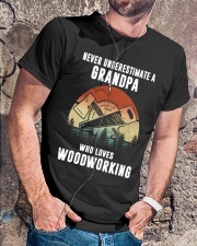 Never Underestimate A Grandpa Classic T-Shirt lifestyle-mens-crewneck-front-4