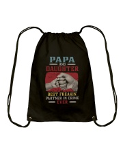 Papa and Daughter Drawstring Bag tile