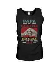Papa and Daughter Unisex Tank tile