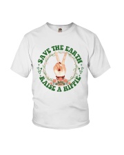 Floral Peace Sign Youth T-Shirt tile