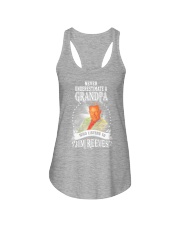 Never Underestimate A Grandpa Shirts Ladies Flowy Tank tile