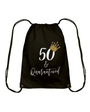 Quarantined Birthday Drawstring Bag tile