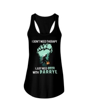 Big Foot And Beer Ladies Flowy Tank tile