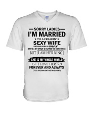 May Spoiled Husband V-Neck T-Shirt tile