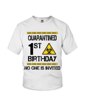 Quarantined 1st Birthday Youth T-Shirt tile