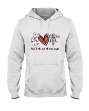 Peace Love Save Lives Hooded Sweatshirt tile