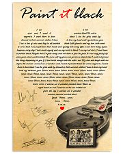 Paint It Black 11x17 Poster front