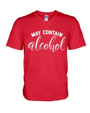 May Contain Alcohol V-Neck T-Shirt tile