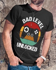 Dad Level Unlocked Classic T-Shirt lifestyle-mens-crewneck-front-4