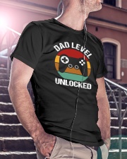 Dad Level Unlocked Classic T-Shirt lifestyle-mens-crewneck-front-5