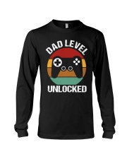 Dad Level Unlocked Long Sleeve Tee tile