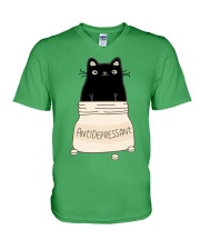 Anti Depressant V-Neck T-Shirt front