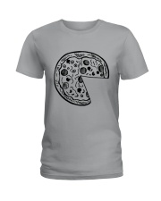 Pizza Father's Day Ladies T-Shirt tile