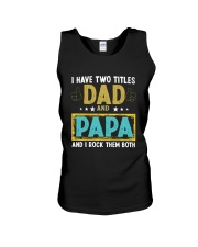 Dad And Papa Shirts Unisex Tank tile