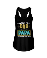 Dad And Papa Shirts Ladies Flowy Tank tile