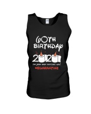 60th Birthday Quarantine Unisex Tank tile
