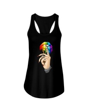 LGBT LIPSTICK Ladies Flowy Tank tile
