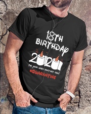 18th Birthday Quarantine Classic T-Shirt lifestyle-mens-crewneck-front-4