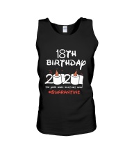 18th Birthday Quarantine Unisex Tank tile