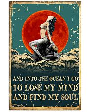 Mermaid And Into The Ocean I Go To Lose Mind 11x17 Poster front