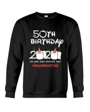 50th Birthday Quarantine Crewneck Sweatshirt tile