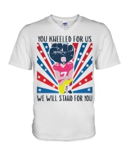 We Will Stand For You V-Neck T-Shirt thumbnail