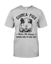 Guinea Pigs Make Me Happy Classic T-Shirt front