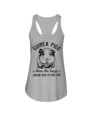 Guinea Pigs Make Me Happy Ladies Flowy Tank tile
