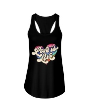 Love Is Love Ladies Flowy Tank tile
