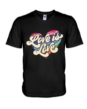 Love Is Love V-Neck T-Shirt tile