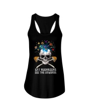 Eat Mushrooms See The Universe Ladies Flowy Tank tile