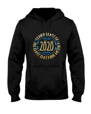 Senior Class Of 2020 Made History Gold Blue Shirts Hooded Sweatshirt tile