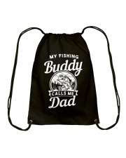 My Fishing Buddy Call Me Dad Drawstring Bag tile