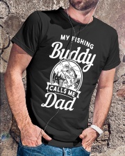 My Fishing Buddy Call Me Dad Classic T-Shirt lifestyle-mens-crewneck-front-4