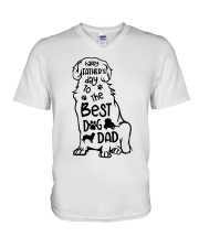 Dog Dad V-Neck T-Shirt tile