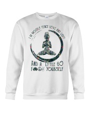 I'm Mostly Peace Love and Light Crewneck Sweatshirt tile