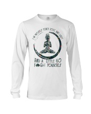 I'm Mostly Peace Love and Light Long Sleeve Tee tile