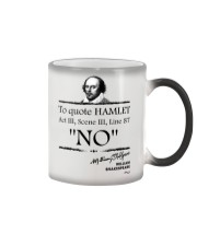 William Shakespeare Act III Scence III Line 87 NO Color Changing Mug tile