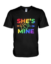 She's Mine Shirts V-Neck T-Shirt tile