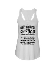 I Have A Crazy Dad Ladies Flowy Tank tile