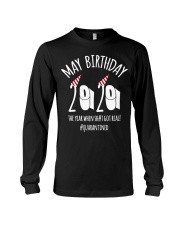 May Birthday 2020 Quarantine Long Sleeve Tee tile