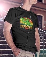 Papasaurus Classic T-Shirt lifestyle-mens-crewneck-front-5