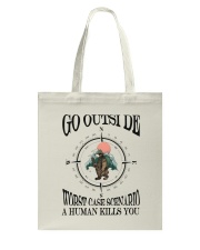 Bear Hiking Tote Bag tile